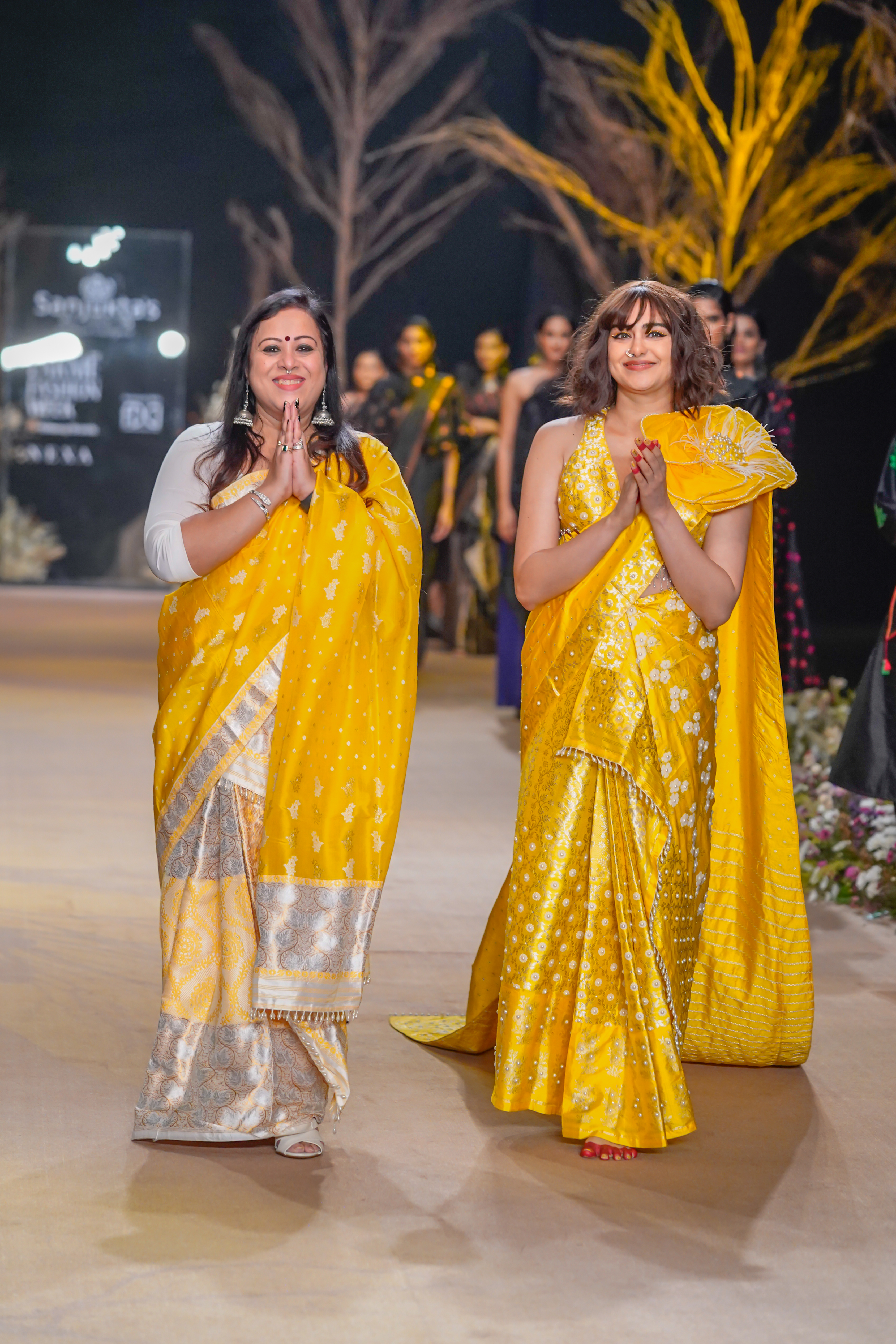 Actress Adah Sharma as show stopper for Sanjukta dutta at Lakme Fashion week 2023