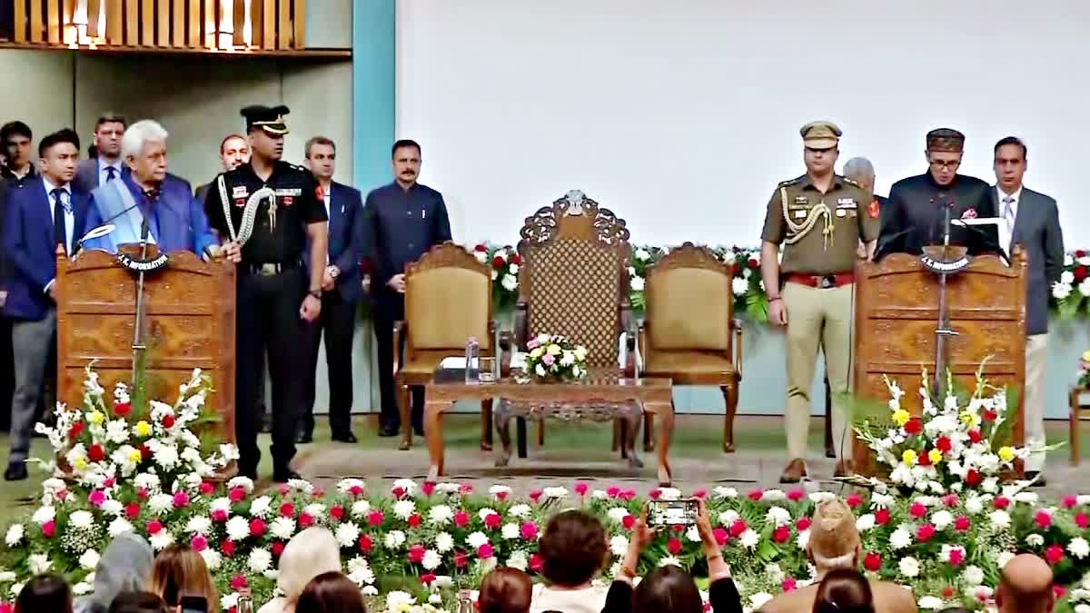 Omar Abdullah Takes Oath As First CM