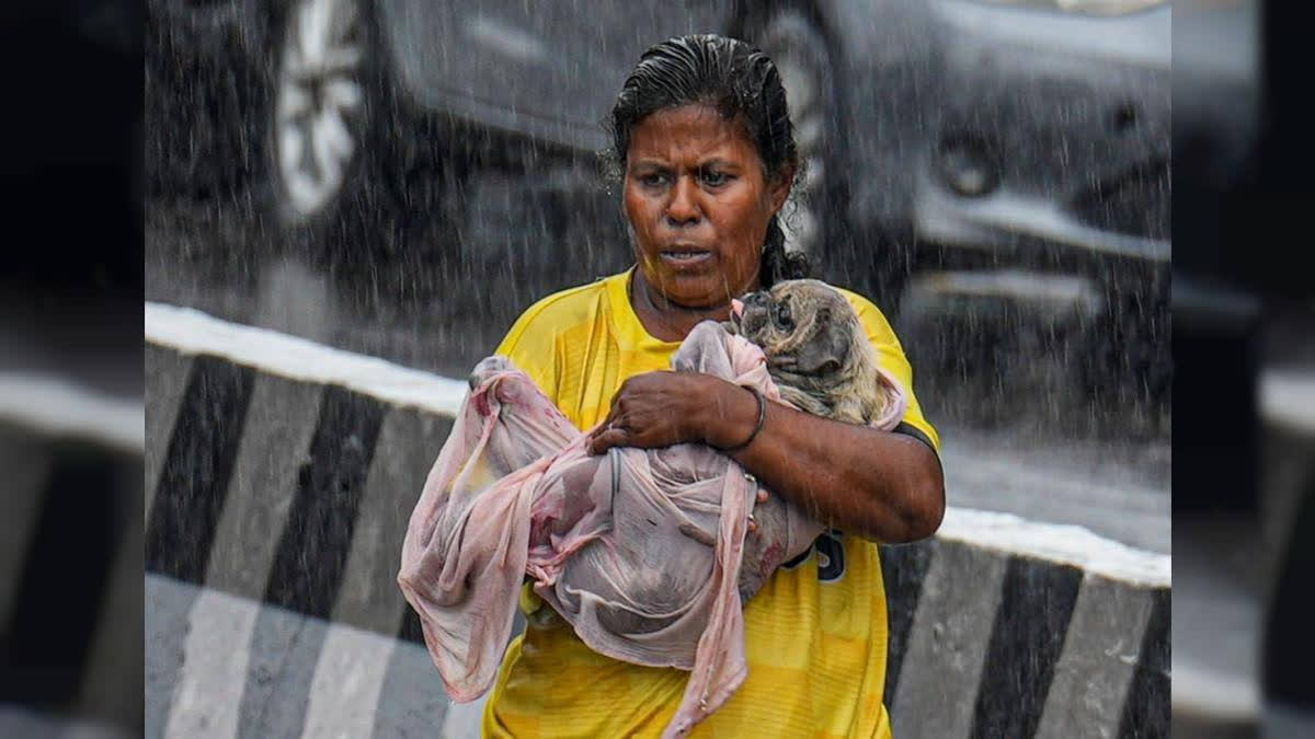 The Meteorological Department predicts heavy rainfall across Andhra Pradesh as a depression moves towards the coast, with wind speeds reaching 60 km per hour.