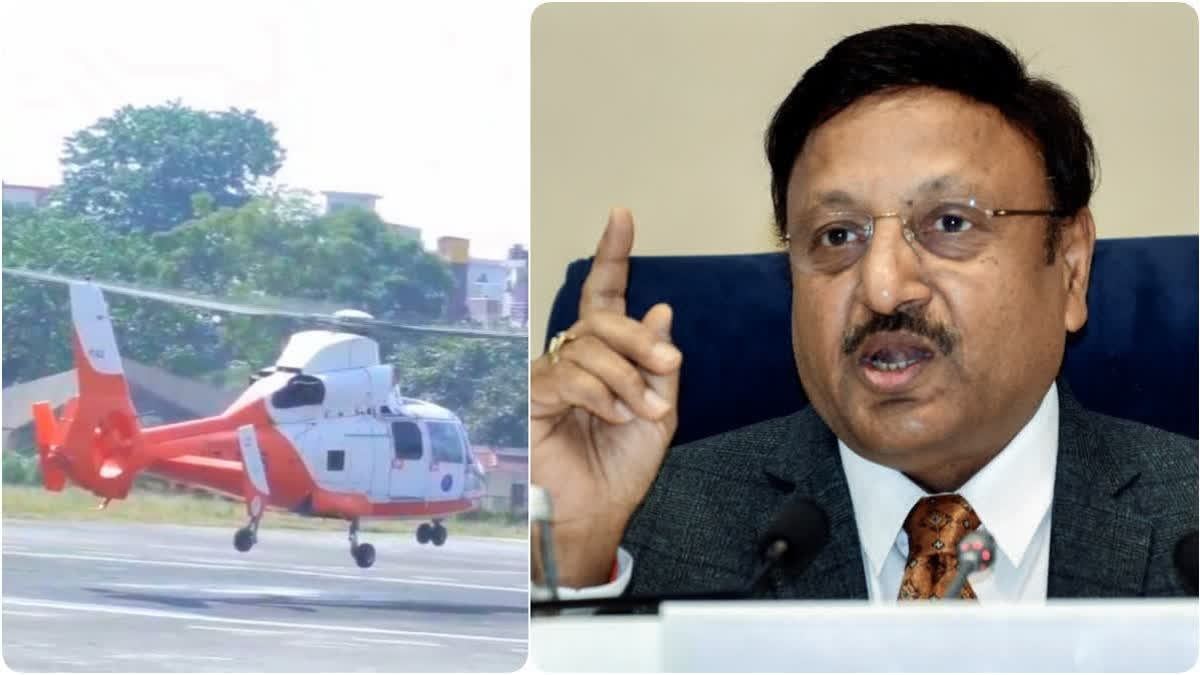 Uttarakhand: Helicopter Carrying CEC Rajiv Kumar Makes Emergency Landing due to Bad Weather