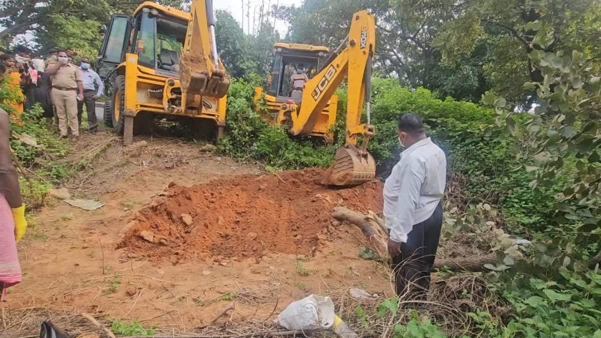 Dead Body Taken Out From Grave