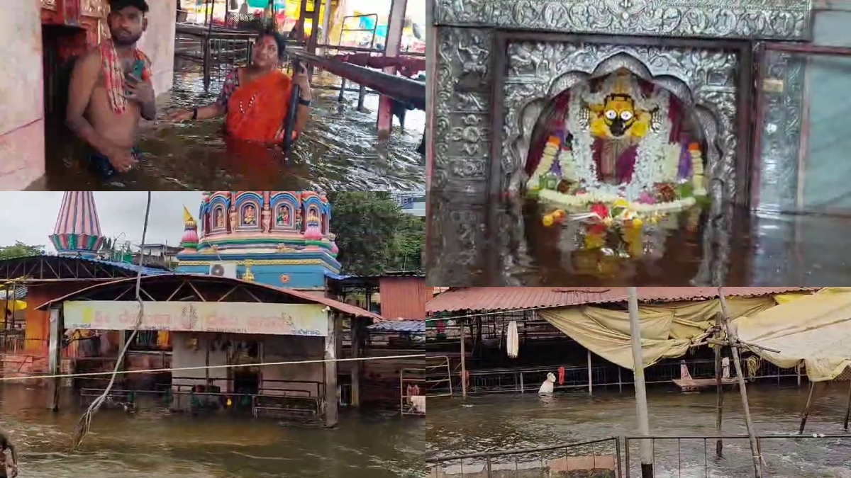 ಕೊಕಟನೂರ ಯಲ್ಲಮ್ಮ ದೇವಸ್ಥಾನಕ್ಕೆ ಜಲದಿಗ್ಬಂಧನ