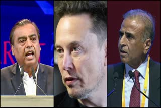 Mukesh Ambani, Elon Musk, Sunil Bharti Mittal