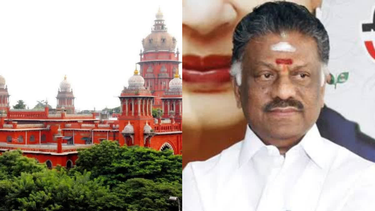 madras high court adjourned O Panneerselvam Appeal against ban on use of aiadmk party symbol and flag