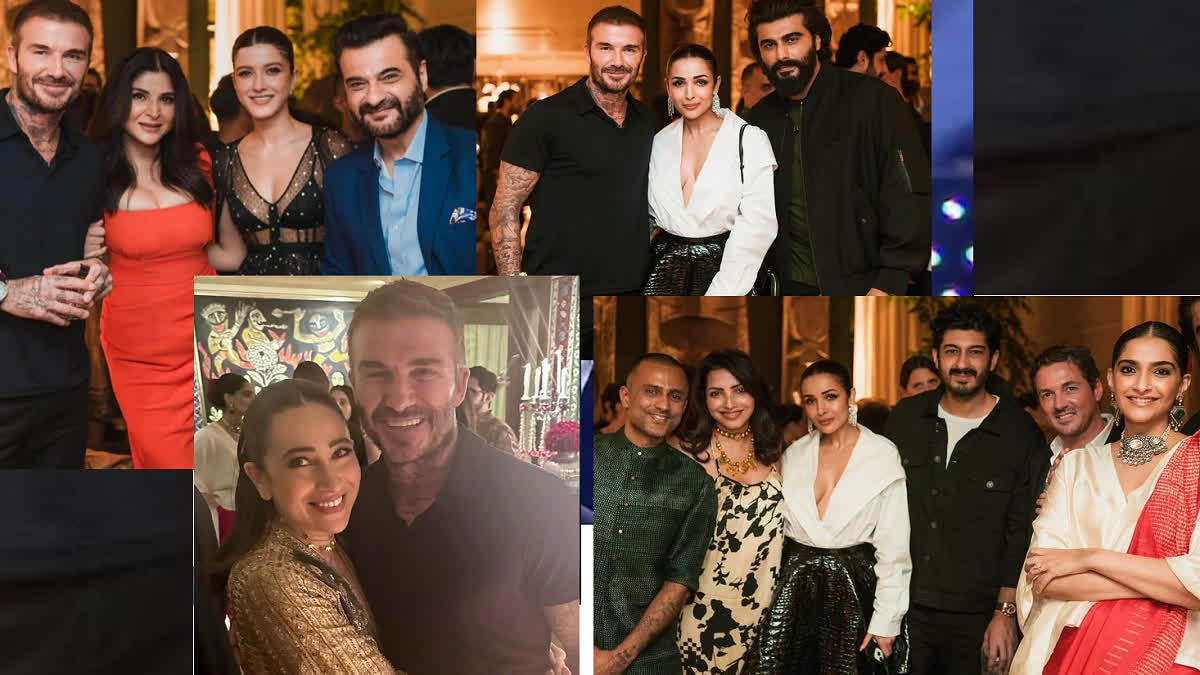 Etv BharatSonam Kapoor welcome party for David Beckham