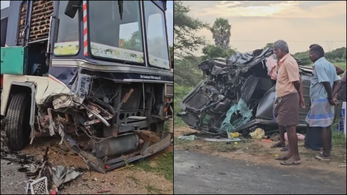 A car and a truck collided