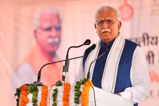 Haryana CM manohar lal Rally in rajasthan