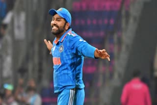 Shami was brilliant  says skipper Rohit Sharma  lauds batters too  ICC Cricket World Cup 2023  Wankhede Stadium Mumbai  India vs New Zealand 1st Semi Final  ಭಾರತ ಏಕದಿನ ವಿಶ್ವಕಪ್‌ನಲ್ಲಿ ಫೈನಲ್‌ಗೆ ಲಗ್ಗೆ  ನಾಯಕ ರೋಹಿತ್​ನ ಮಾತು  ಕಿವೀಸ್ ಬ್ಯಾಟರ್‌ಗಳು ಕ್ರೀಸ್‌ನಲ್ಲಿ ಆರ್ಭಟ  ವಾಂಖೆಡೆ ಮೈದಾನದಲ್ಲಿ ಬಹಳಷ್ಟು ಪಂದ್ಯ  2023ರ ಏಕದಿನ ವಿಶ್ವಕಪ್‌ನಲ್ಲಿ ಟೀಂ ಇಂಡಿಯಾ ಫೈನಲ್  ಲೀಗ್ ಹಂತದಲ್ಲಿ ಅಜೇಯ ಗೆಲುವಿನೊಂದಿಗೆ ಸೆಮಿಸ್  ಅಗ್ರ 6 ಆಟಗಾರರು ಬ್ಯಾಟಿಂಗ್‌  ಒತ್ತಡವಿಲ್ಲ ಎಂದು ಹೇಳ್ತಿಲ್ಲ  ರಿಲ್ಯಾಕ್ಸ್​ ಆಗಬಾರದು  ನಾಯಕ ರೋಹಿತ್ ಶರ್ಮಾ