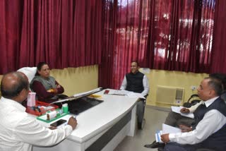 Rekha Arya departmental meeting