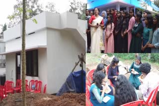 Students built a new house for their friend