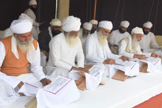 Readings of Swa Lakh Chandi for World Peace at Sri Bhaini Sahib