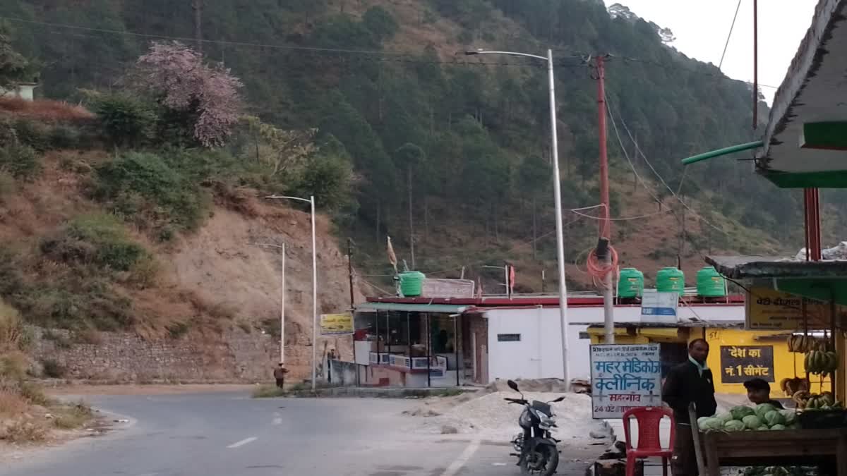 Street lights became showpieces on Yamunotri Highway