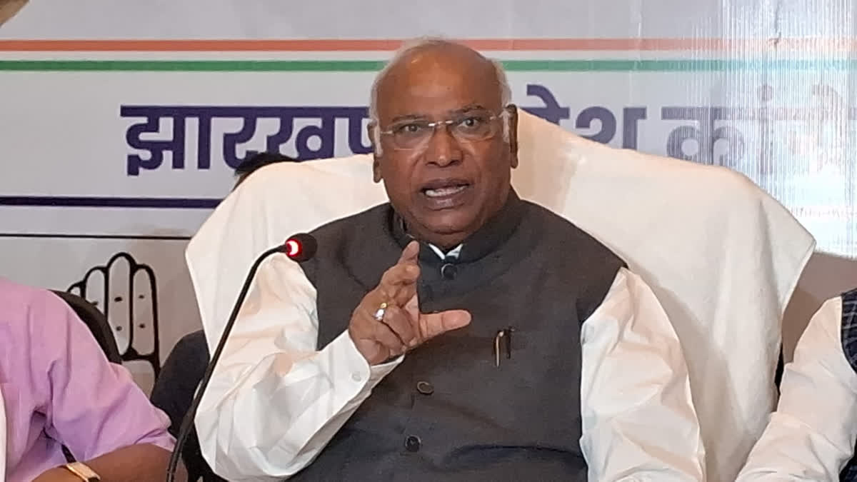 Mallikarjun Kharge in Ranchi