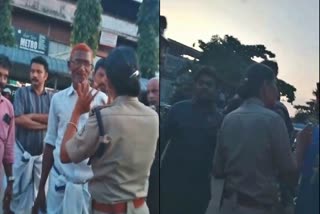 KOYILANDY BUS STAND WOMAN ASI  SFI LEADER AND ASI ISSUE KOYILANDY  എഎസ് ഐയെക്കൊണ്ട് മാപ്പ് പറയിച്ചു  കൊയിലാണ്ടി എഎഎസ്ഐ മാപ്പ്