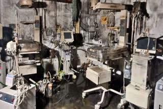 Visuals of Neonatal Intensive Care Unit after the fire.