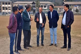 HPCA SECRETARY VISIT PADDAL GROUND