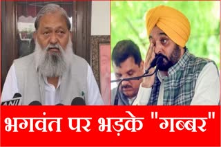 Haryana Assembly New Building in Chandigarh Controversy Haryana Minister Anil Vij Attacks Punjab CM Bhagwant Mann