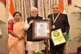 Justice Amarnath Goud Holds the Wonder Book of International Records