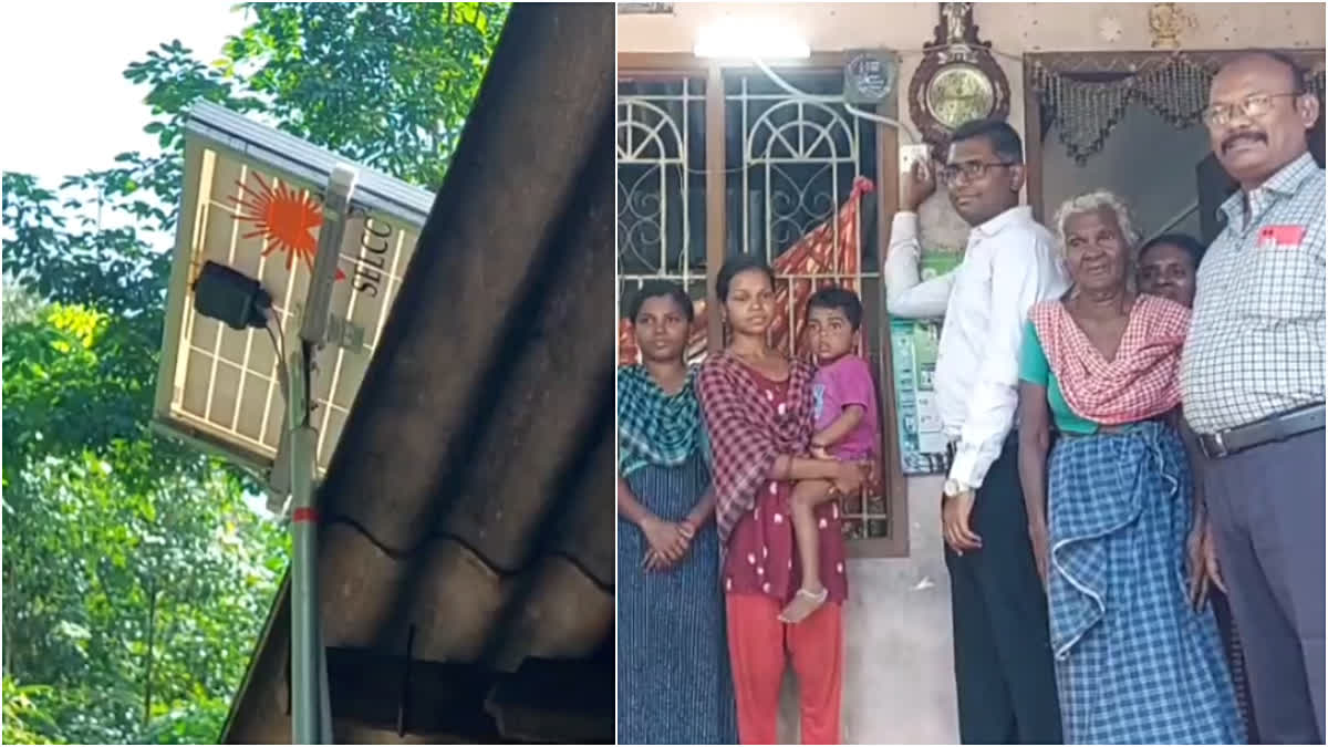 Solar power connection to 6 hill villages in Kanyakumari