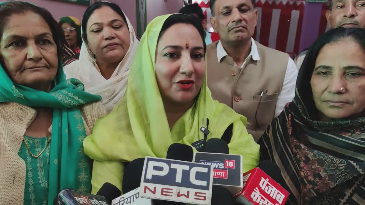 Sunaina Chautala Statement  INLD JJP Goons Dushyant chautala Charkhi Dadri Haryana News