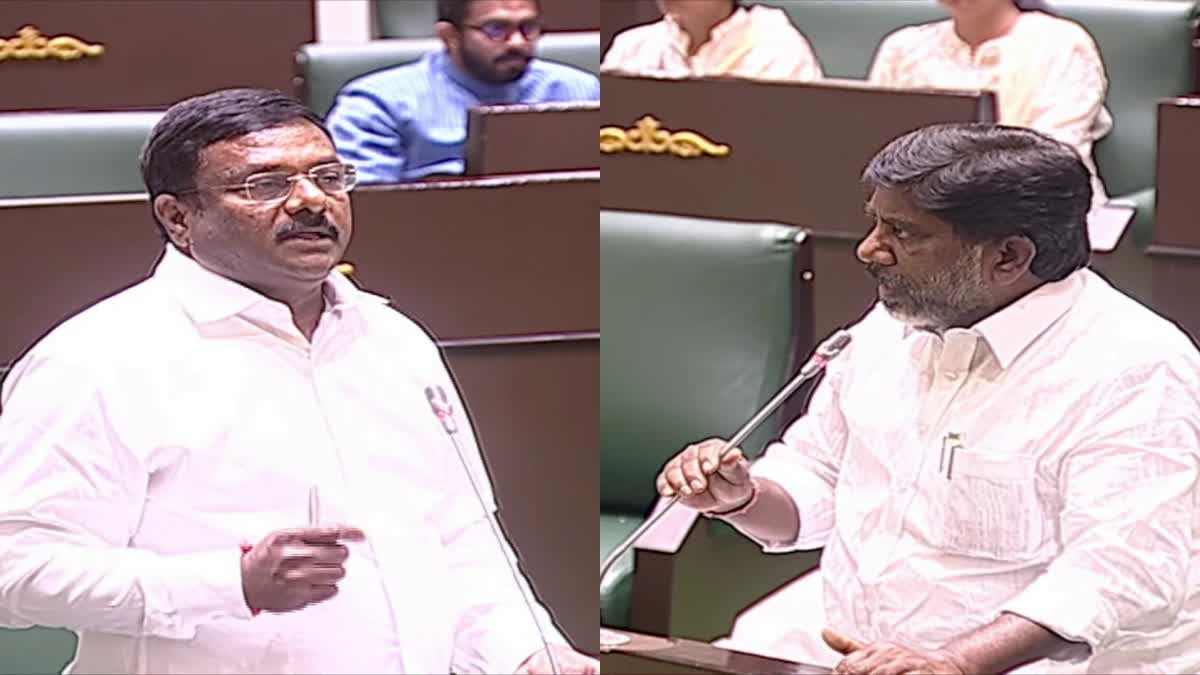 BJP MLA Maheshwar Reddy vs Ministers