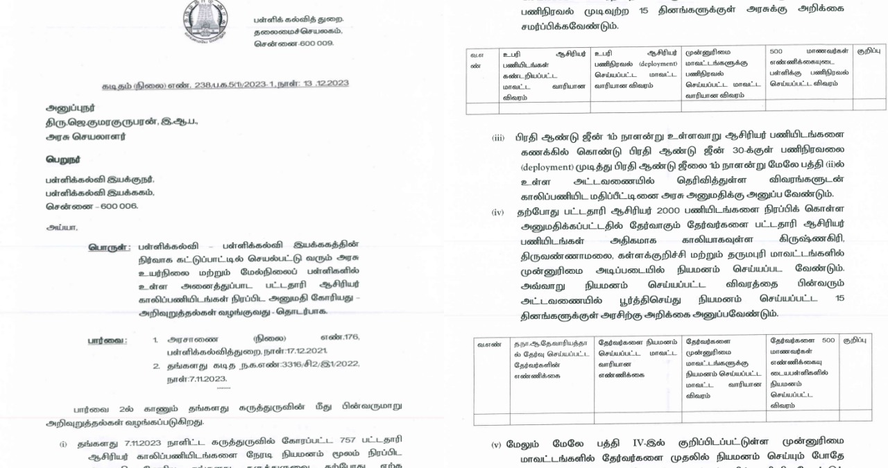 புதியதாக நியம்பணிக்கபடும் ஆசிரியர்களுக்கு 5-ஆண்டு கட்டாயப்பணி