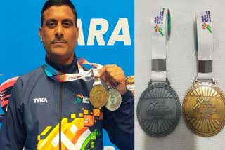BSF jawan won gold and silver medals in shooting