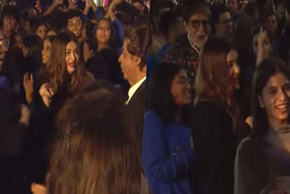 Watch: Shah Rukh Khan, Karan Johar, Aishwarya-Abhishek groove to Deewangi Deewangi at their kids' annual day