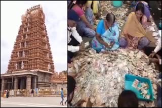 Hundi counting in Nanjundeshwara temple