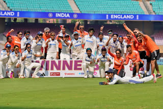 Harmanpreet Kaur heaped praise on the coach in the press match conference which helped her to lead India women's to a record 347 runs win over England in a one-off test on Saturday at DY Patil Stadium in Navi Mumbai. All-rounder Deepti Sharma claimed nine wickets in a match including a fifer to register second-best bowling figures by an Indian bowler in Test cricket history.