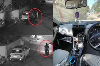 Thieves tried to steal car in Jaipur