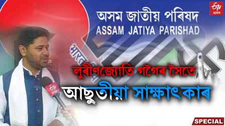 ajp president Lurinjyoti Gogoi