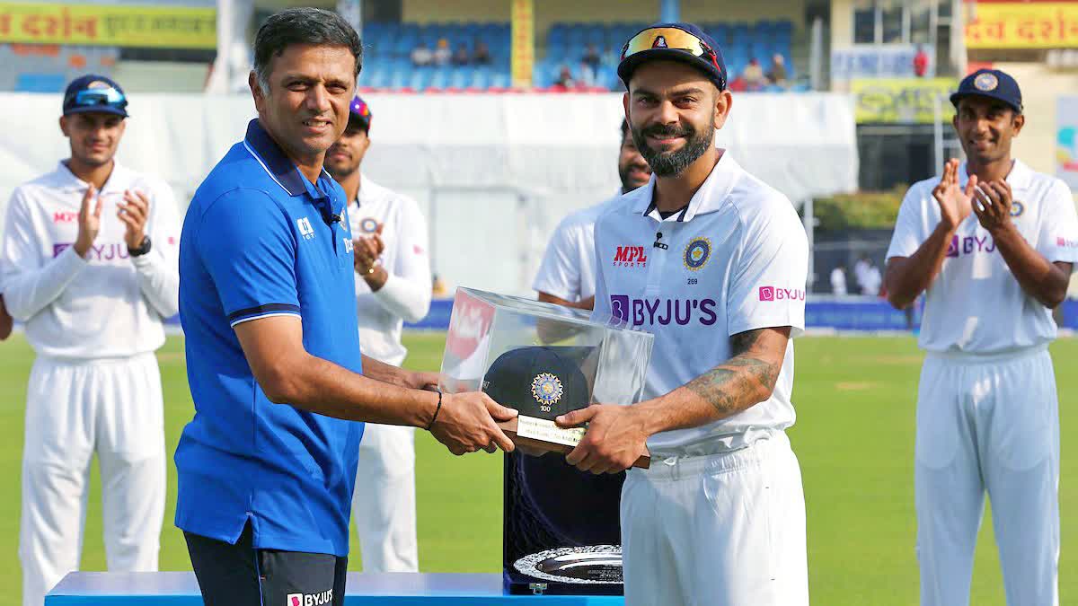 Virat Kohli and Rahul Dravid