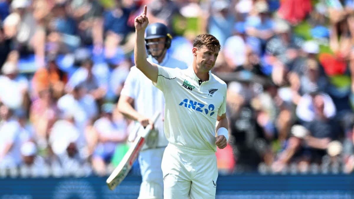 New Zealand's Matt Henry became the first player in history of Test cricket to take wicket of same player in all innings of the Test series. Henry achieved the significant record during the third Test match between New Zealand and England at the Seddon Park here on Monday, December 16, 2024.