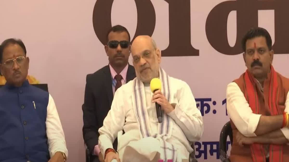 Union Home Minister Amit Shah visited Bastar to meet with families impacted by Naxal violence, marking the first occasion a Union Home Minister has personally reached out to those who have lost loved ones in Naxal attacks at the Shaheed Smarak.