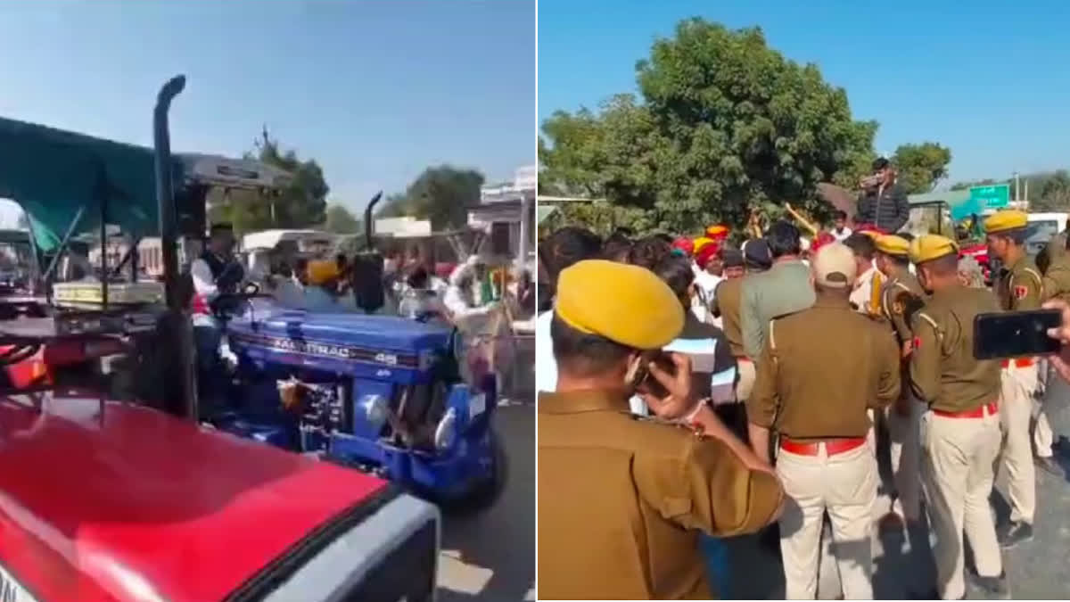 FARMERS MARCH TO JAIPUR