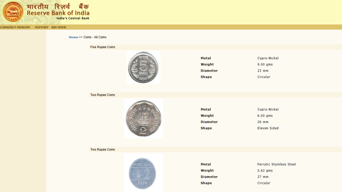 5 rupee coin