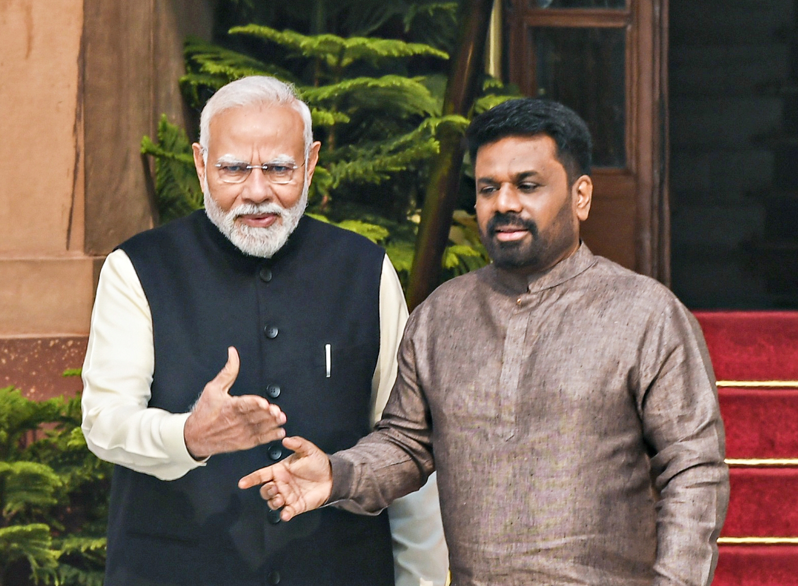 PM Narendra Modi and President Anura Disanayake of Sri Lanka