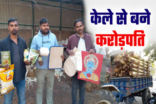 Earning crores from banana waste