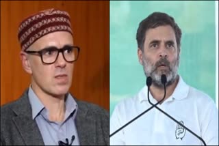 CM Omar Abdullah and Congress leader Rahul Gandhi