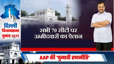 AAP ने सभी क्षेत्रों के लिए सूची जारी करदीः