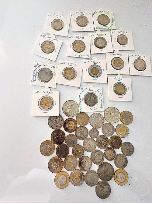 Coins collected by Shankara Rao Kondapaneni