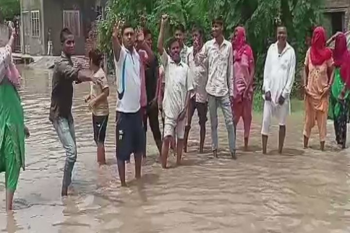 Waterlogging in Karnal