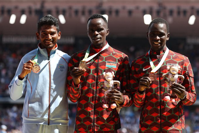 Avinash Sable won silver medal