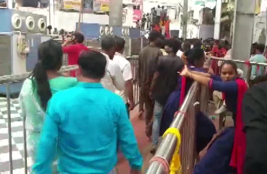 Stampede in temple