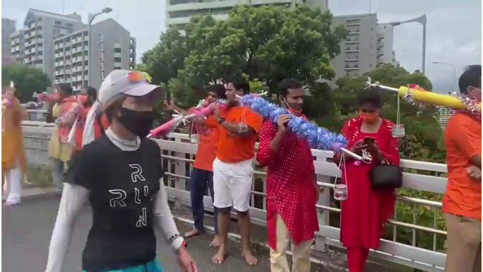 Indians took out Kanwar Yatra in Tokyo