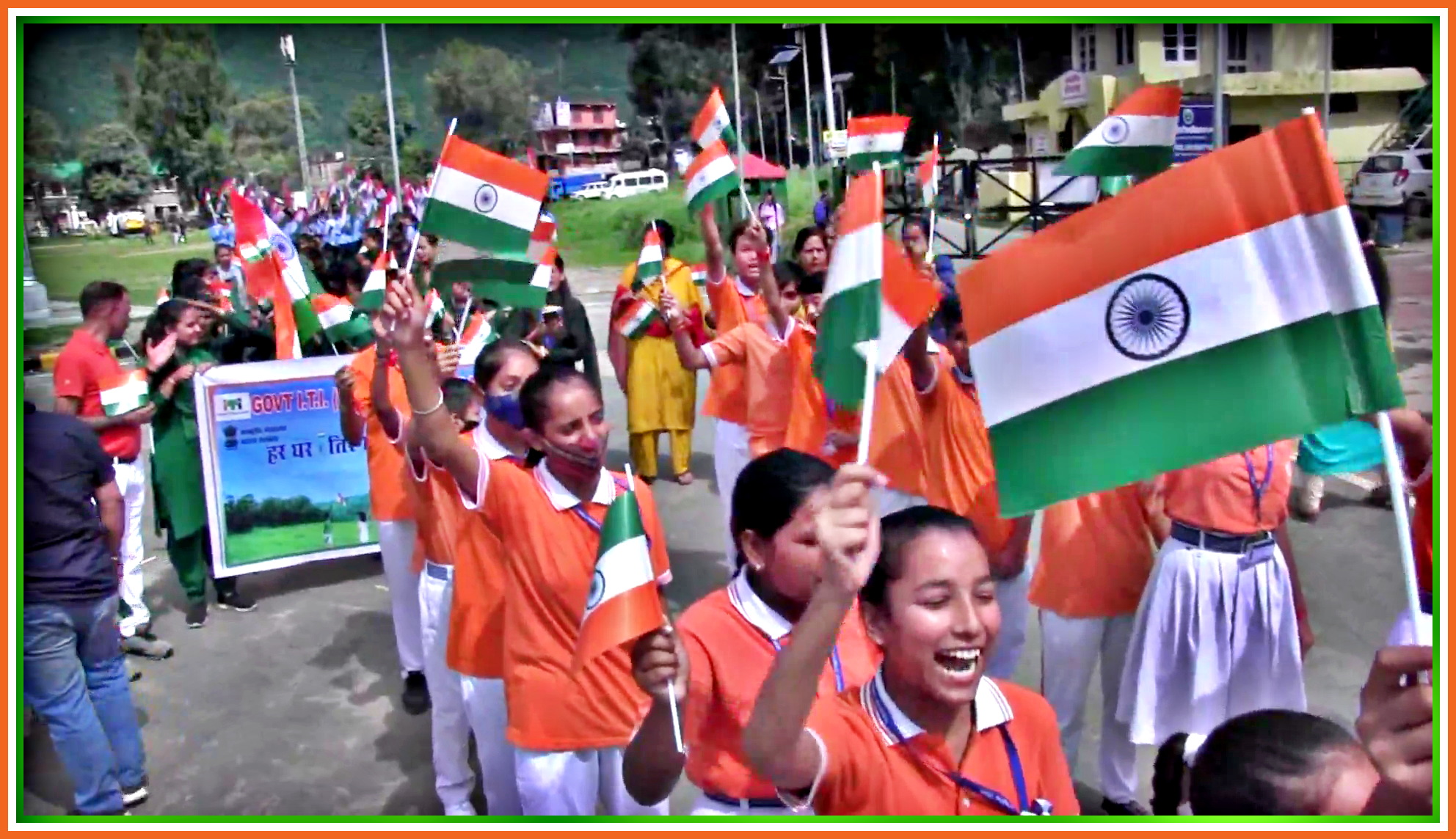 Tiranga Rally in Mandi