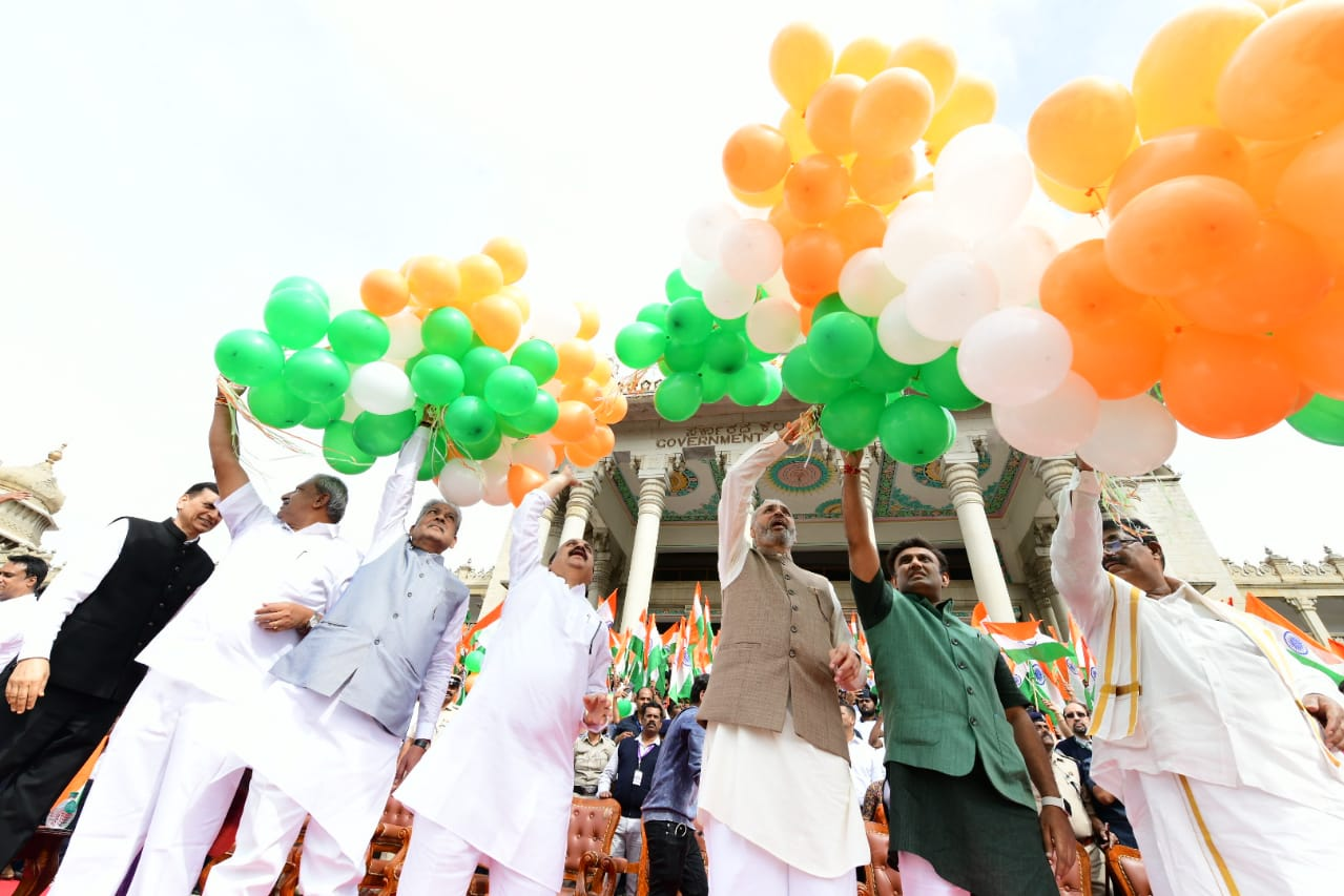 CM Basavaraj Bommai inaugurates Har Ghar Tiranga campaign