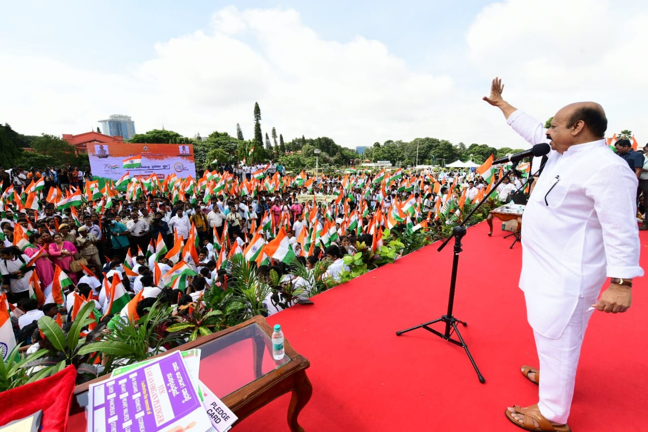 CM Basavaraj Bommai inaugurates Har Ghar Tiranga campaign