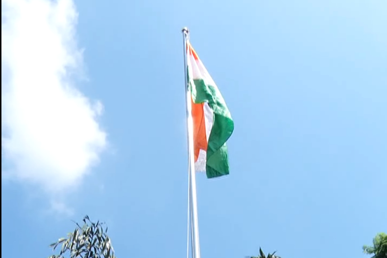 Haryana Vidhan Sabha Speaker hoisted tricolor
